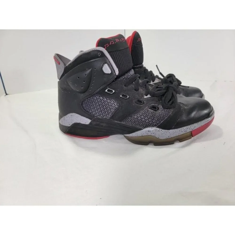 EUC‎ AIR JORDAN BASKETBALL SHOES US 10.5 428817-003 MICHAEL BLACK FIRE RED